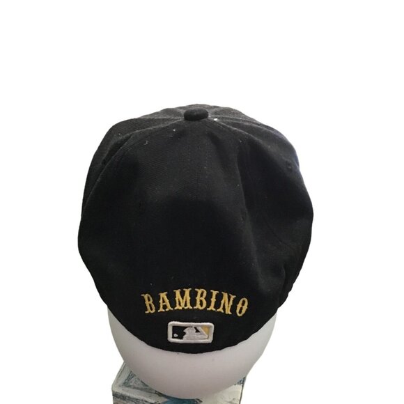 MLB PITTSBURGH PIRATES FLEXFIT 6 5/8 BLACK HAT - Picture 3 of 6